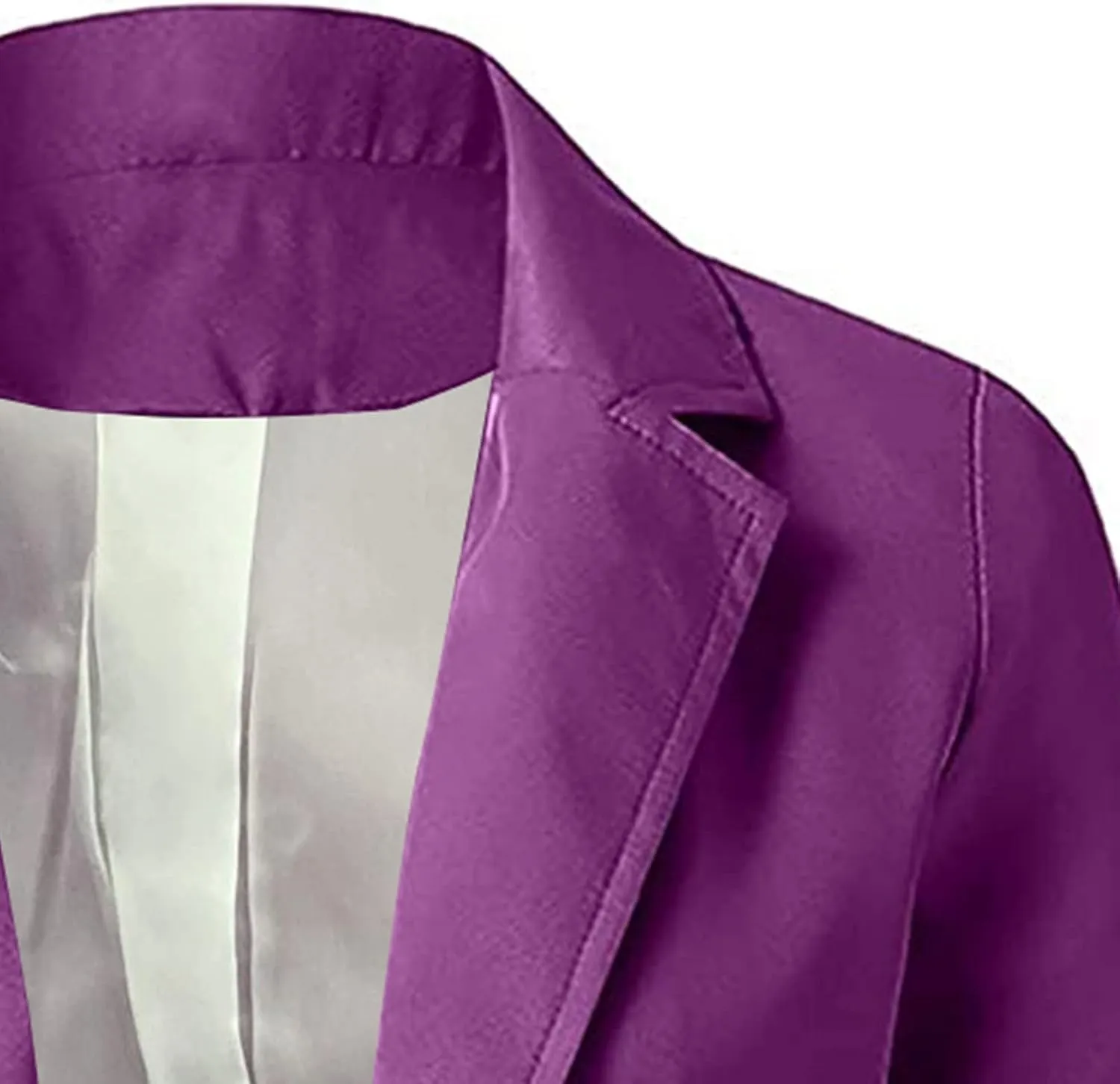 Blazer Jackets for Women Work Office Suit Coats Slim Open Front Cardigan Lapel Collar Long Sleeve Outerwear