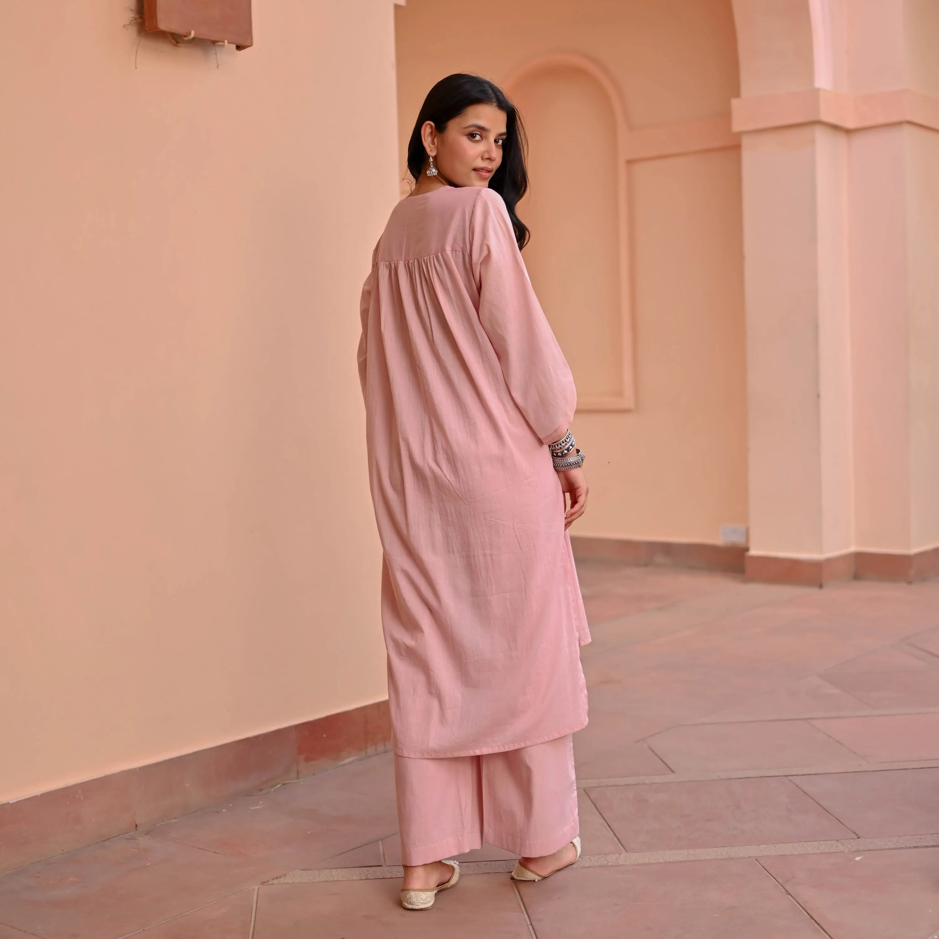 Blush Aura Kurta Set
