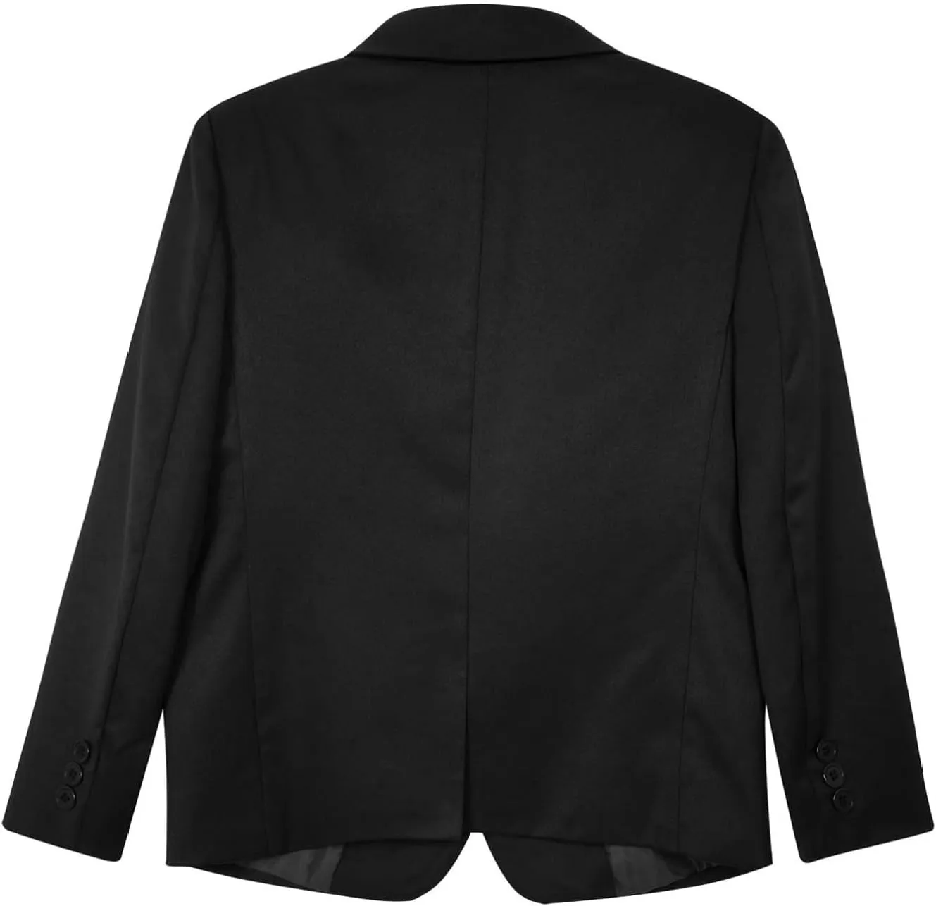 Boys Classic Fit Sport Blazer Long Sleeve Lapel Suit Jacket Single Breasted Outerwear Coat