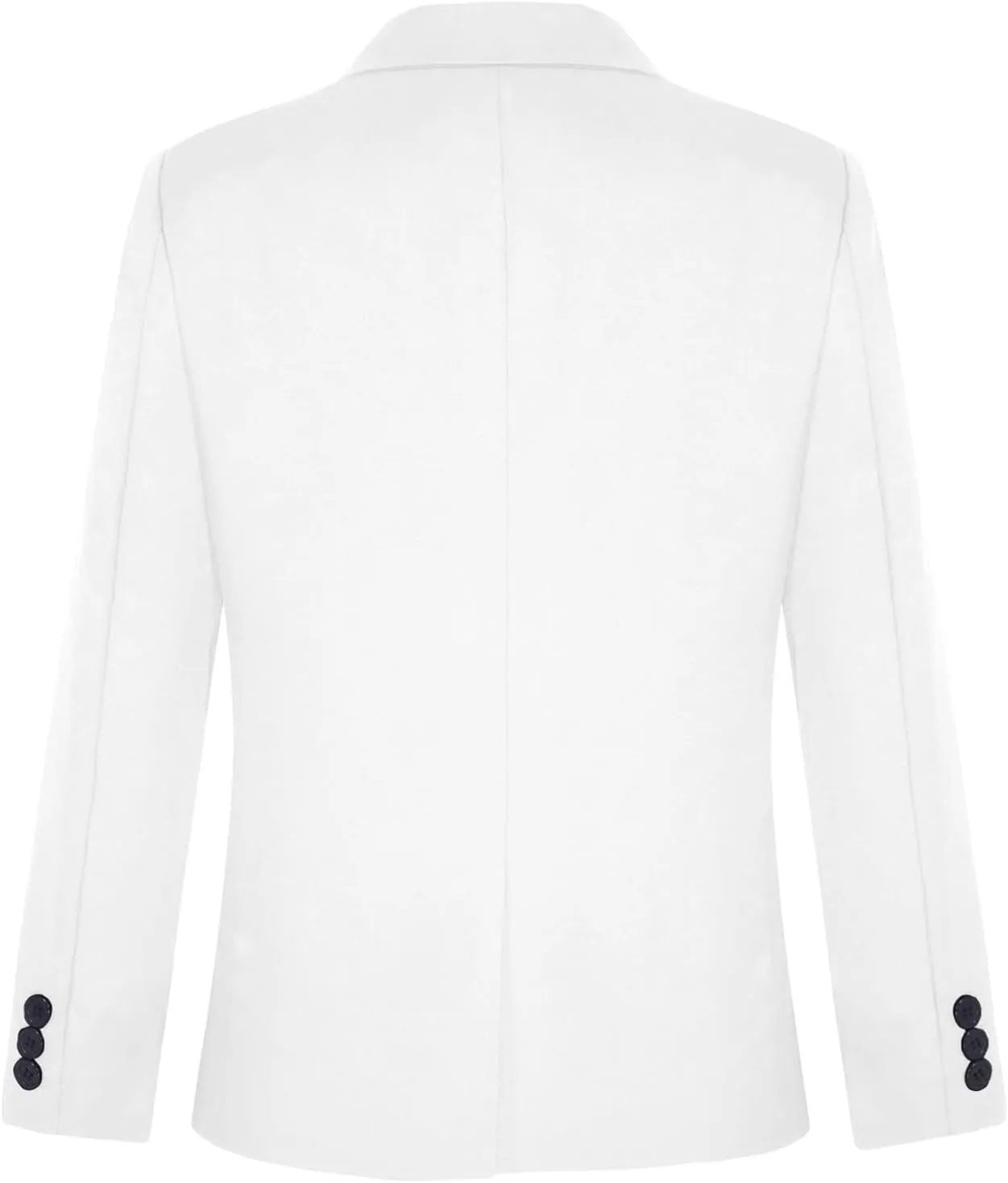 Boys Classic Fit Sport Blazer Long Sleeve Lapel Suit Jacket Single Breasted Outerwear Coat