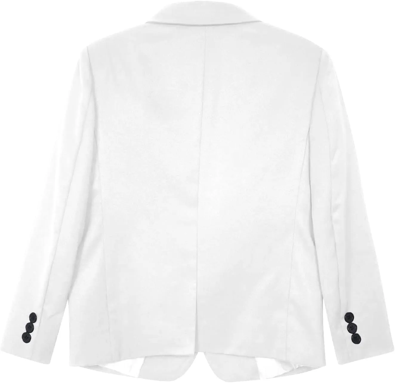 Boys Classic Fit Sport Blazer Long Sleeve Lapel Suit Jacket Single Breasted Outerwear Coat