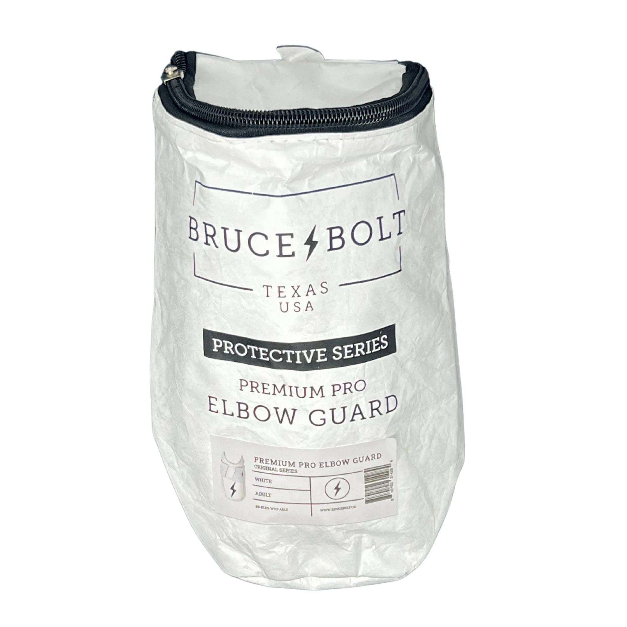 BRUCE BOLT Original Series Elbow Guard - WHITE