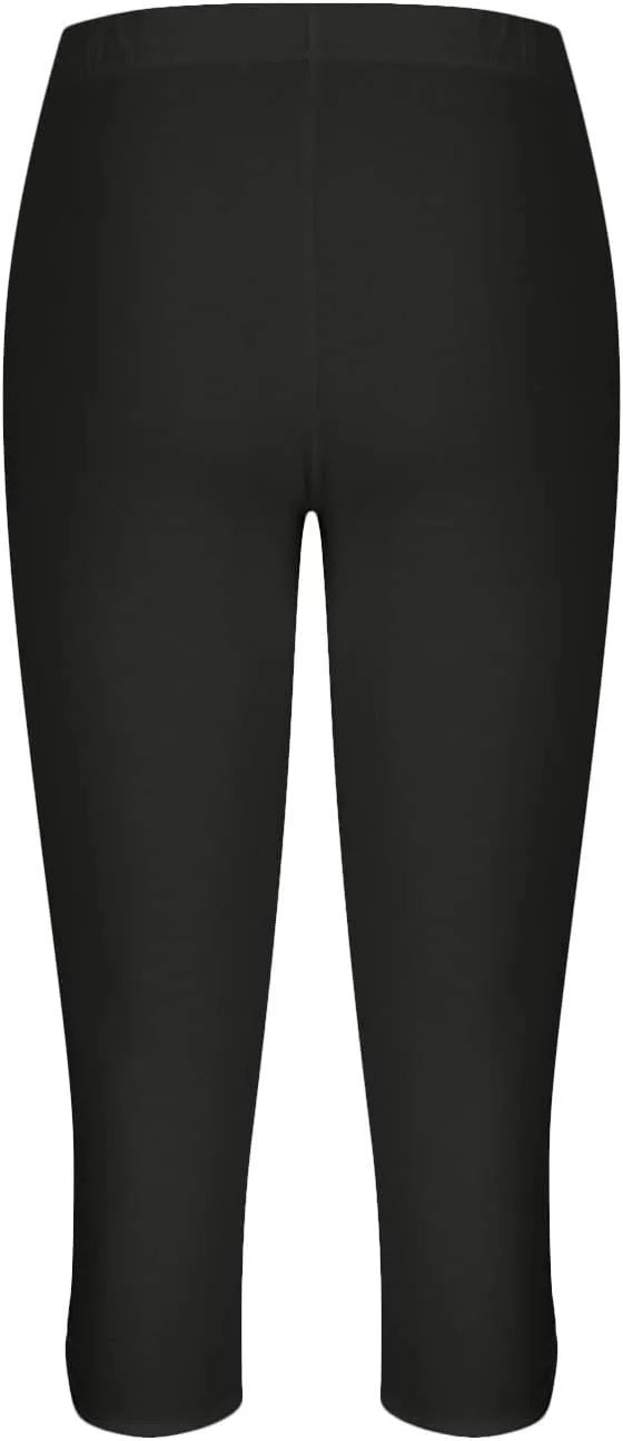 Capri Leggings for Women, Stretch Capri Pants Plus Size Capris 2025 Trendy Summer Capris High Waisted Soft Yoga Pants