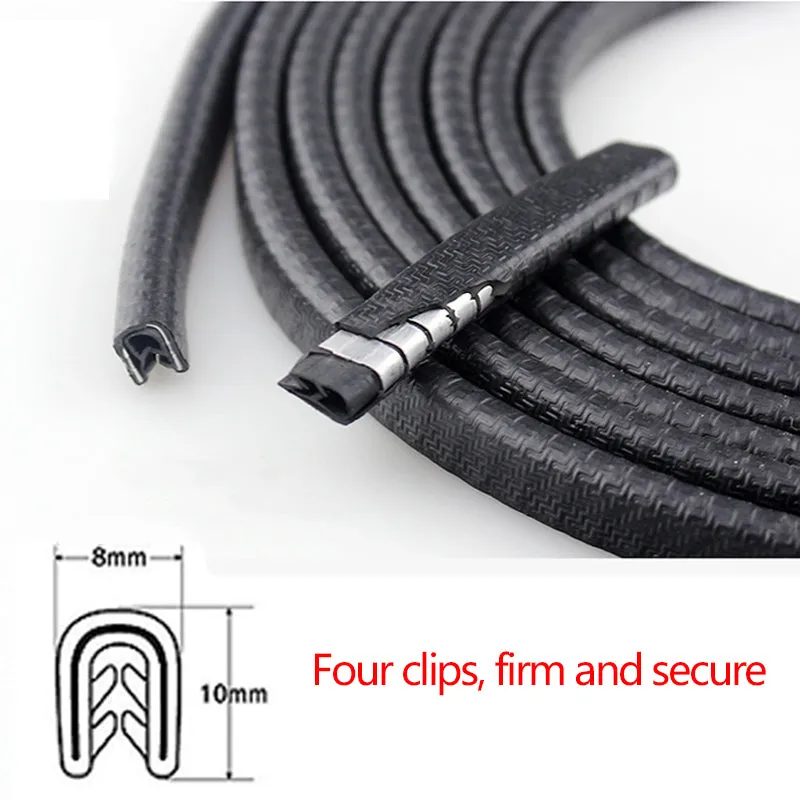Car Door Edge Protectors Automotive Door Guard Strip Molding Trim 32ft