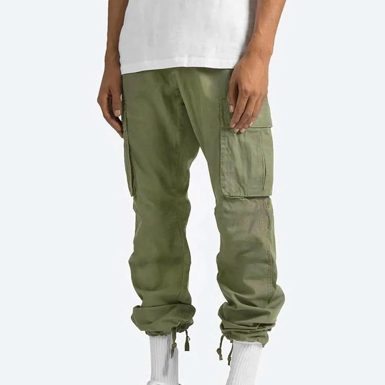 Cargo Pants for Men Casual Straight Leg Pants with Pockets Hiking Joggers Sweatpants Athletic Stretch Tactical Pants