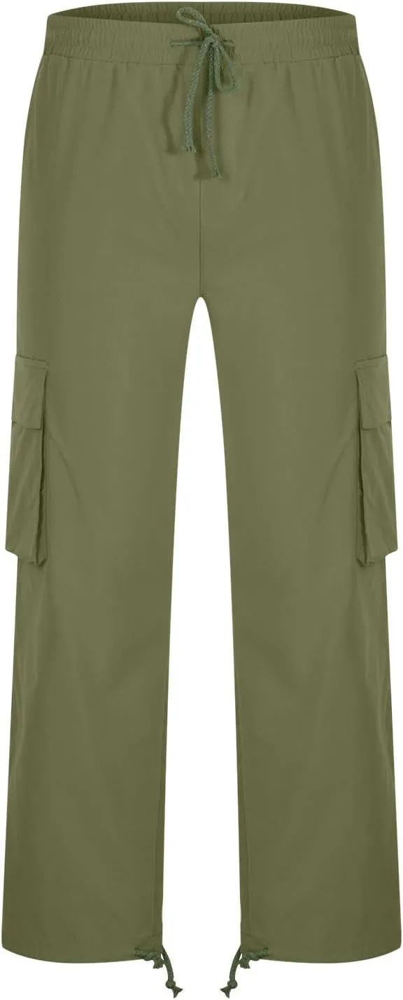 Cargo Pants for Men Casual Straight Leg Pants with Pockets Hiking Joggers Sweatpants Athletic Stretch Tactical Pants
