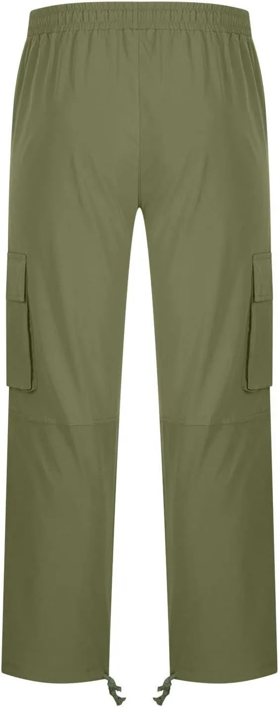 Cargo Pants for Men Casual Straight Leg Pants with Pockets Hiking Joggers Sweatpants Athletic Stretch Tactical Pants