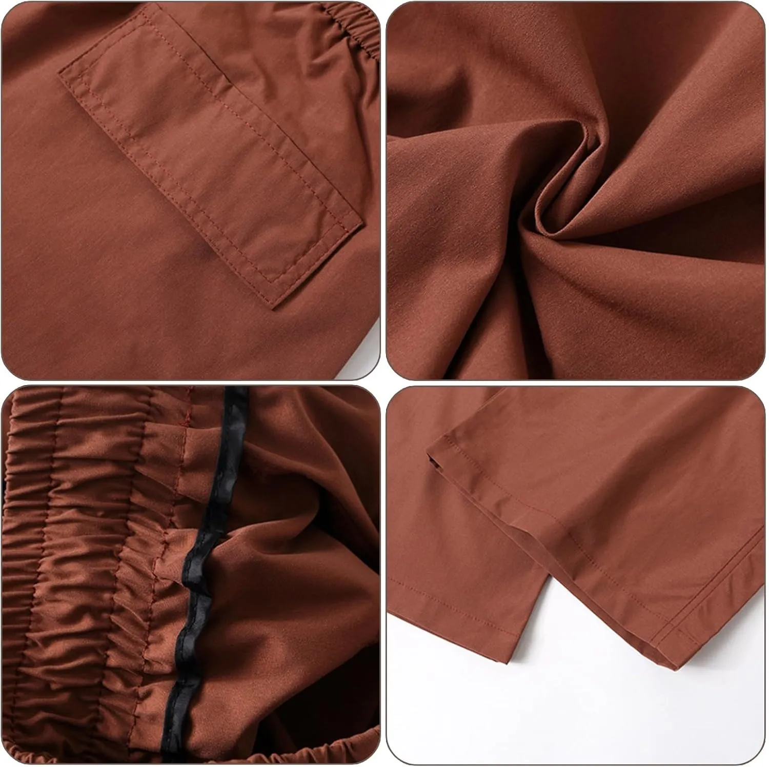 Cargo Pants Men Outdoor Stretch Overalls with Large Pockets Loose Soft Pants Rainproof Mens Big and Tall Cargo Pants