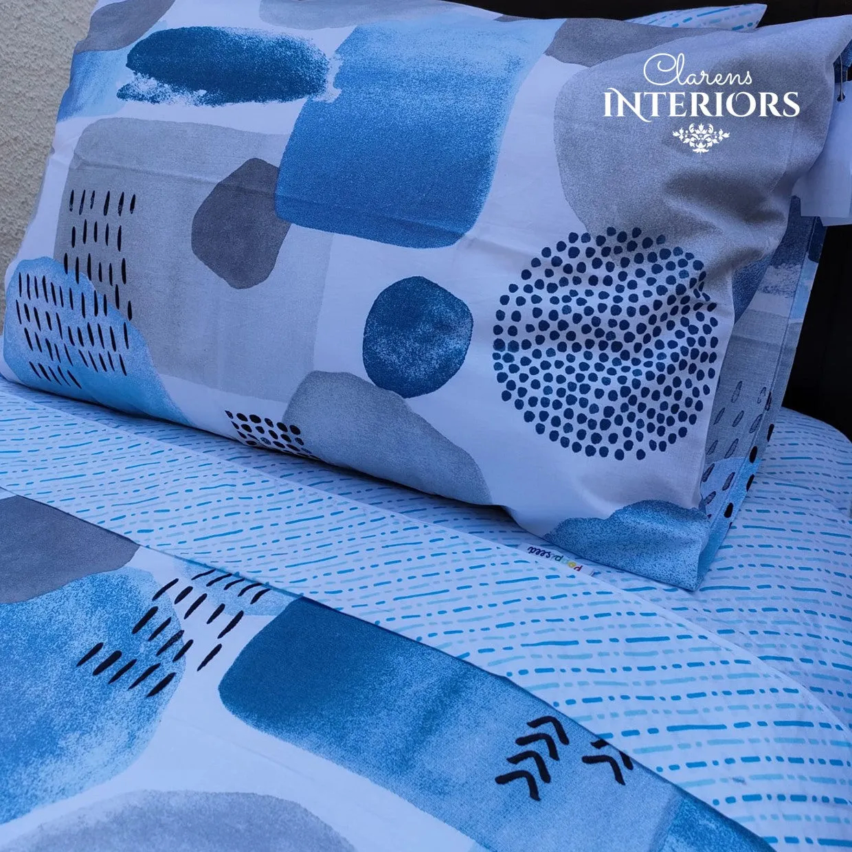 Cassia Blue Duvet Cover Set