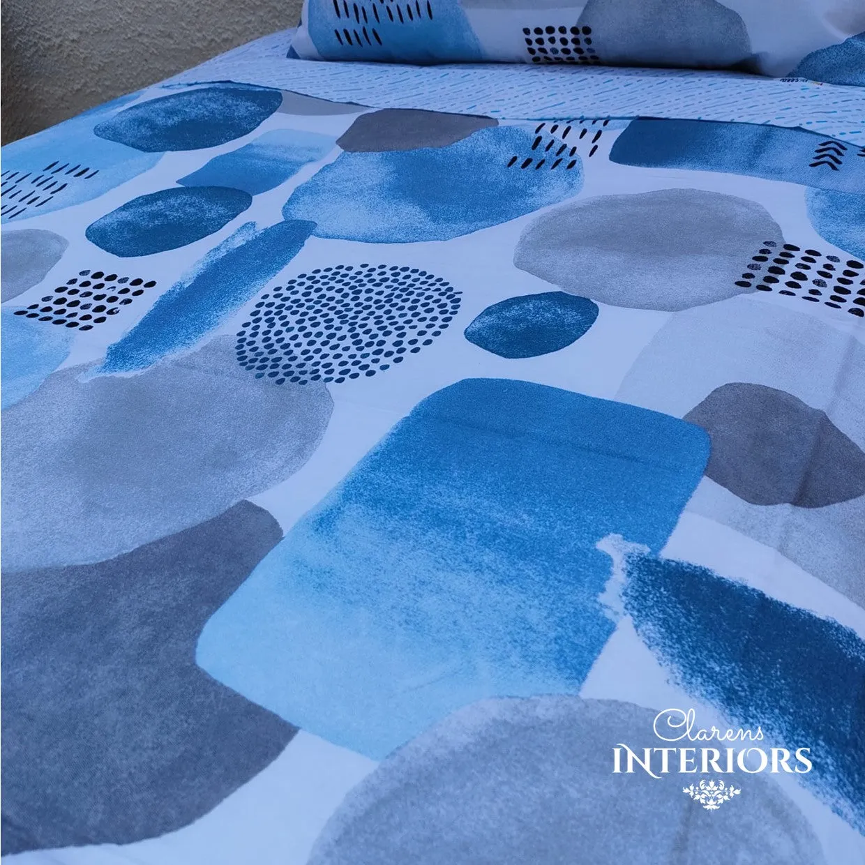 Cassia Blue Duvet Cover Set