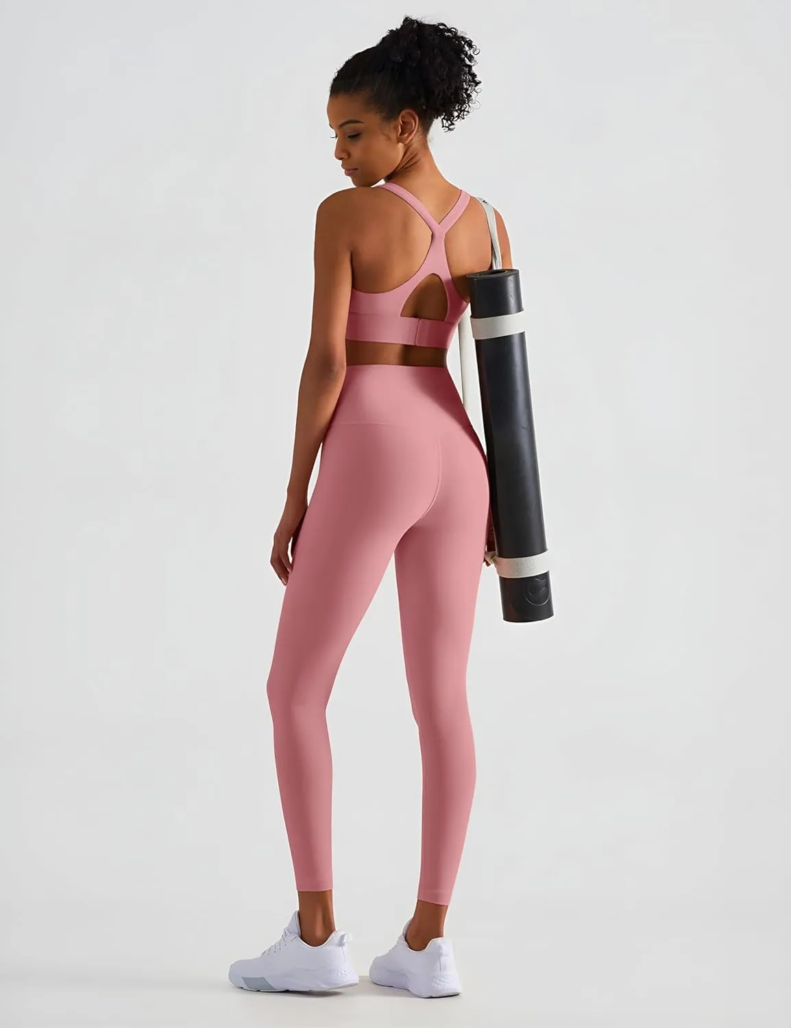 CHARMKING High Waisted Leggings for Women Soft Tummy Control Pants Non See Through Workout Yoga Pants for Running Plus Size