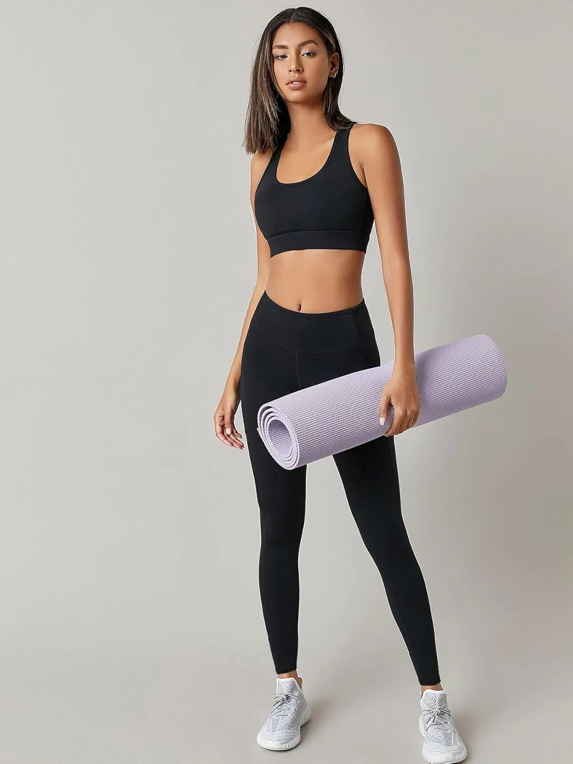 CHARMKING High Waisted Leggings for Women Soft Tummy Control Pants Non See Through Workout Yoga Pants for Running Plus Size