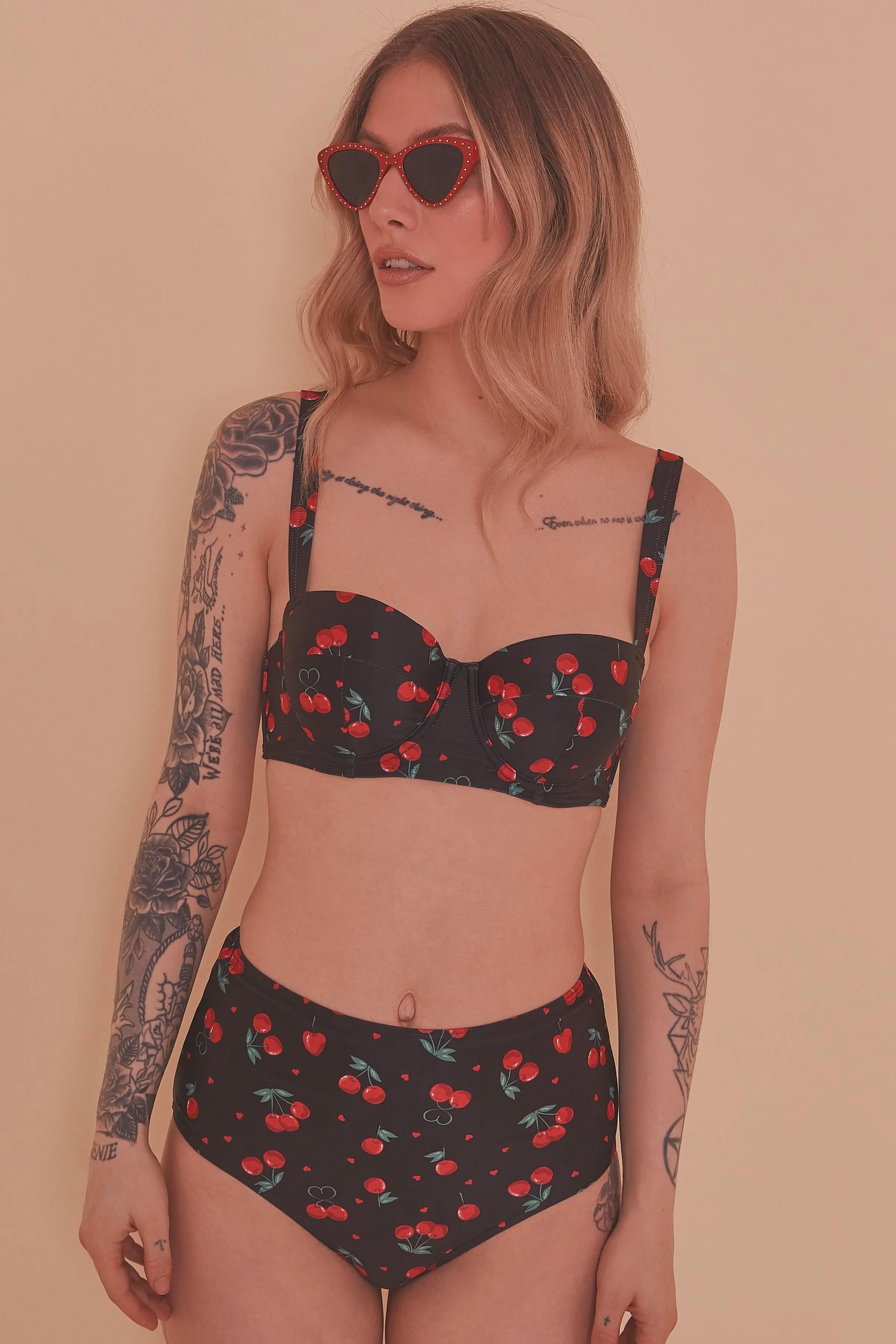 Cherry Love High Waist Brief