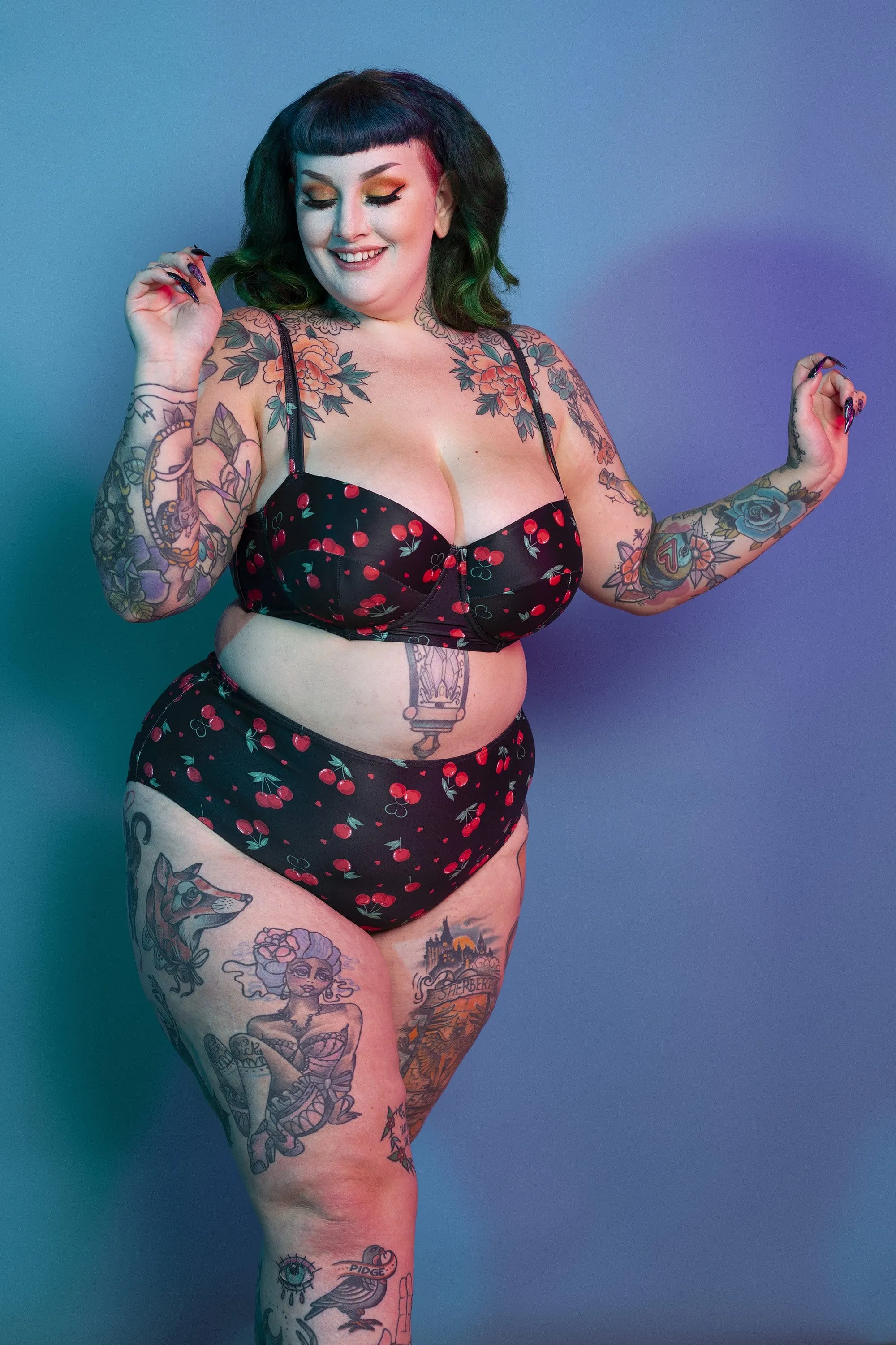 Cherry Love High Waist Brief