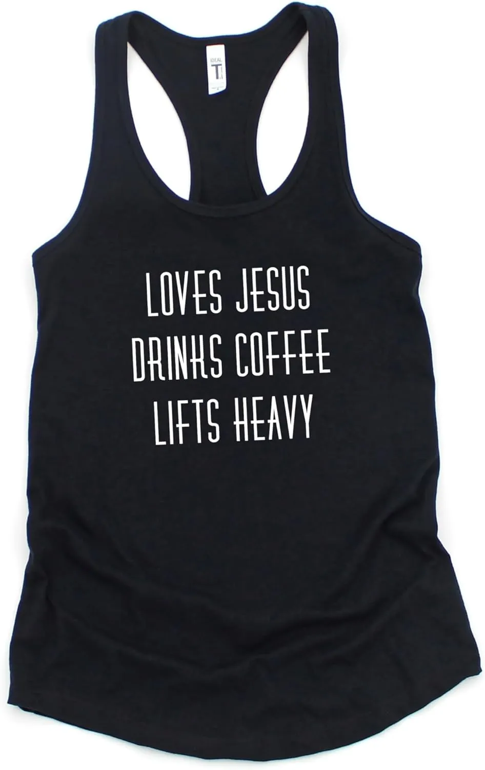 Christian Workout Tank Top for Women, Christian Weightlifting Tank Top