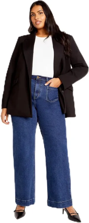City Chic Women's Plus Size Jacket-Galactic