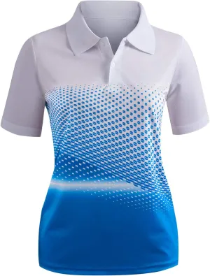 CLOVERY Women's Active Wear Short Sleeve Shirt