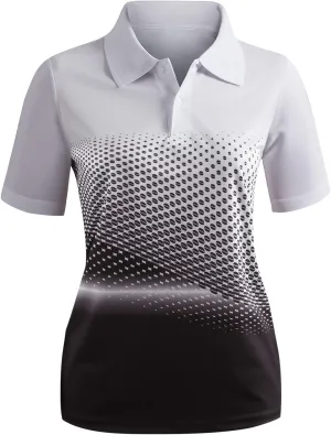 CLOVERY Women's Active Wear Short Sleeve Shirt