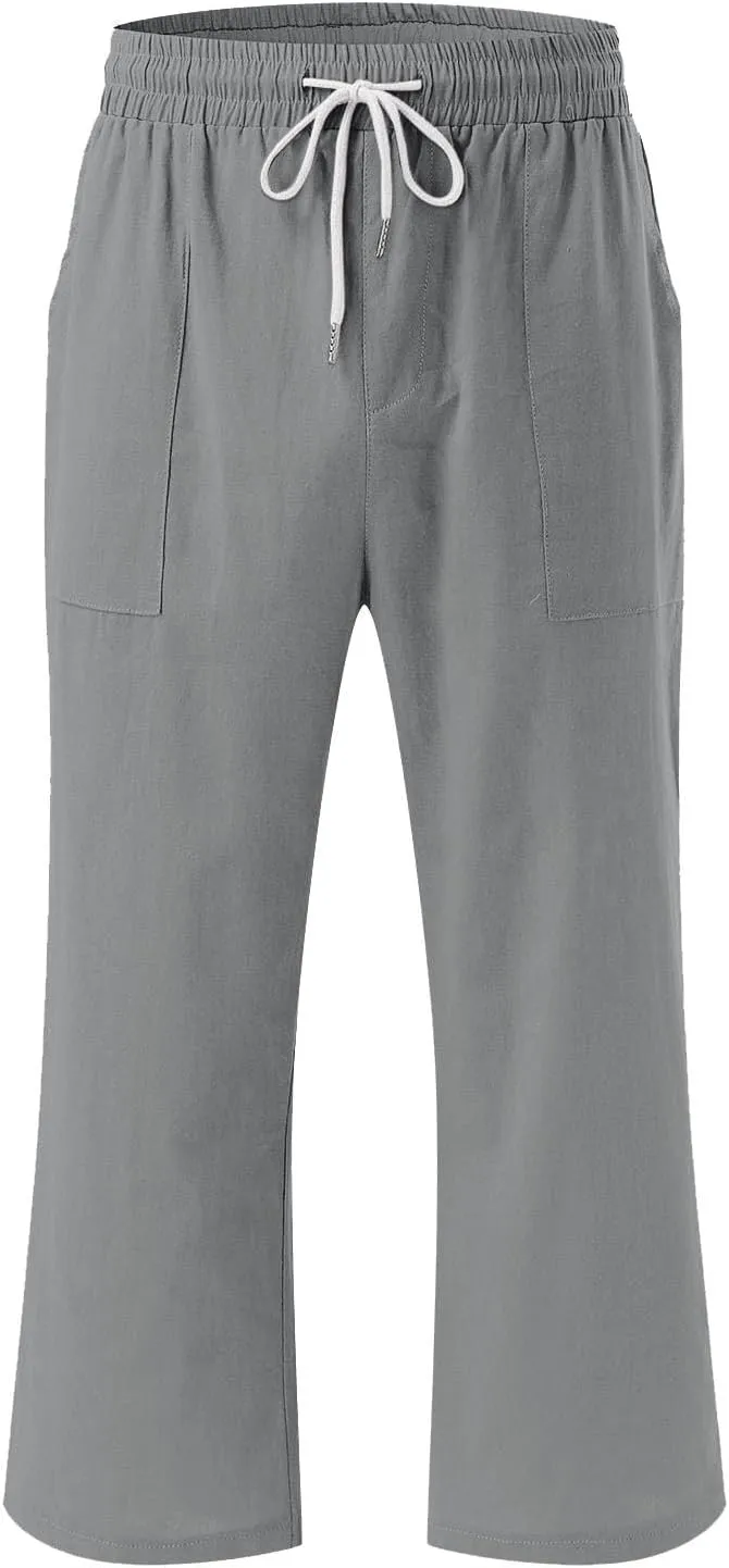 Comfortable Drawstring Pants for Women Elastic Waist Home Daily Wear Legging Office Work Regular Relax Casual Trouser