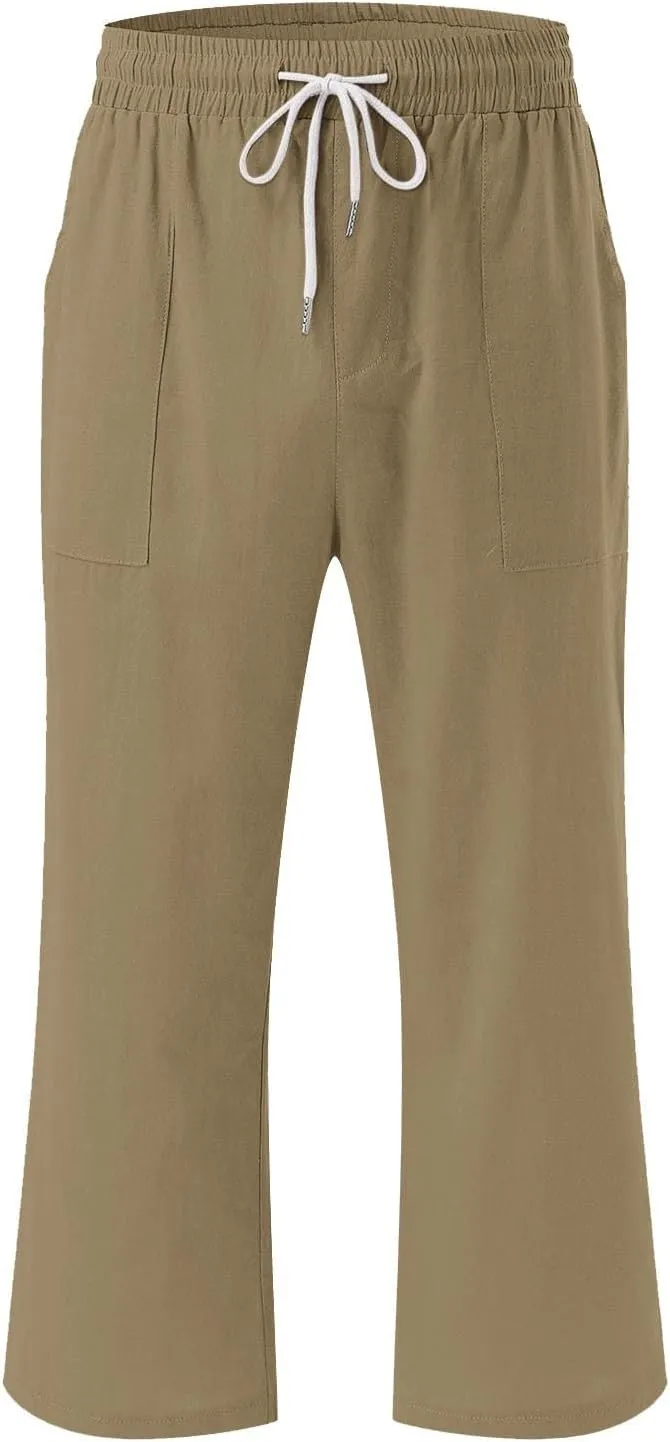 Comfortable Drawstring Pants for Women Elastic Waist Home Daily Wear Legging Office Work Regular Relax Casual Trouser
