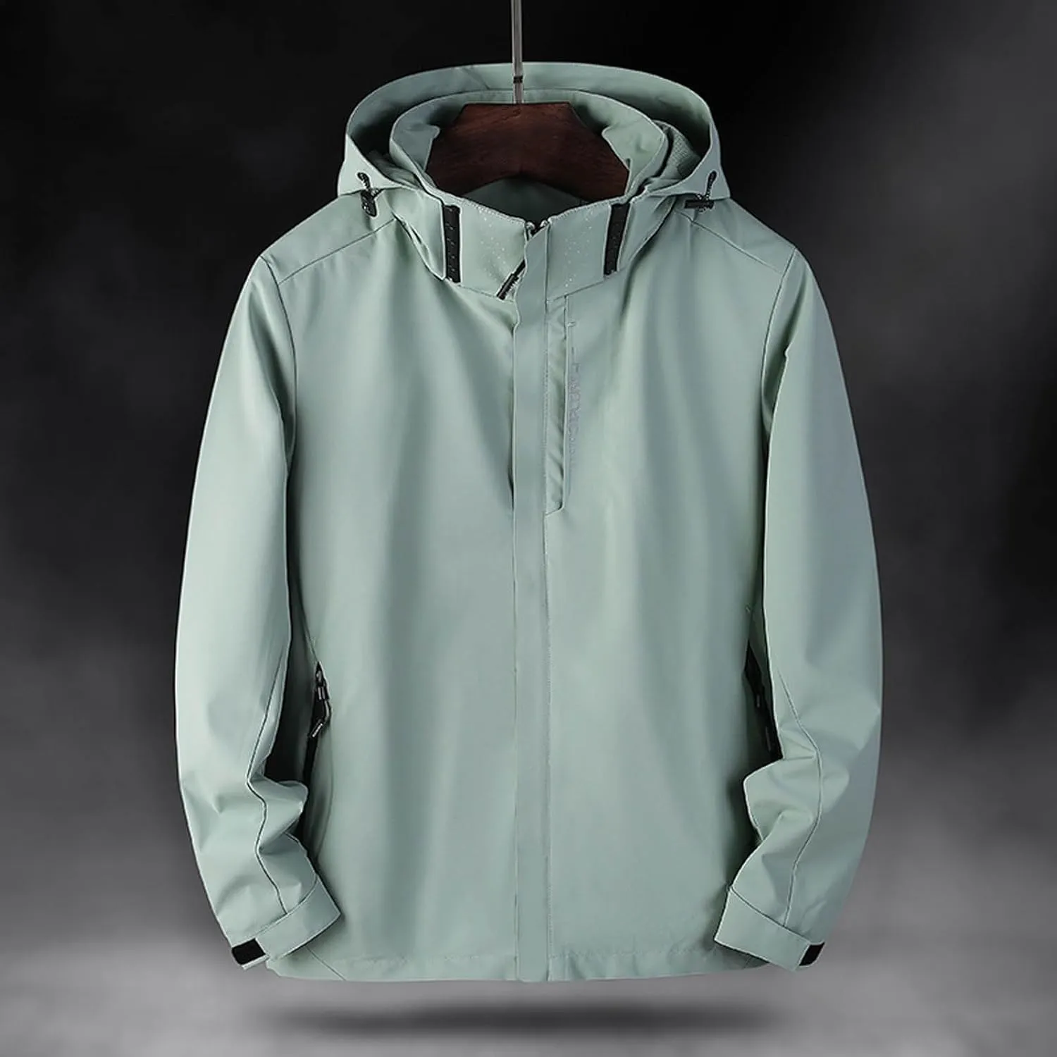 cooki Rain Coat Women with Hood Waterproof Windbreaker Lightweight Raincoats Travel Rain Jacket Breathable Trench Coat