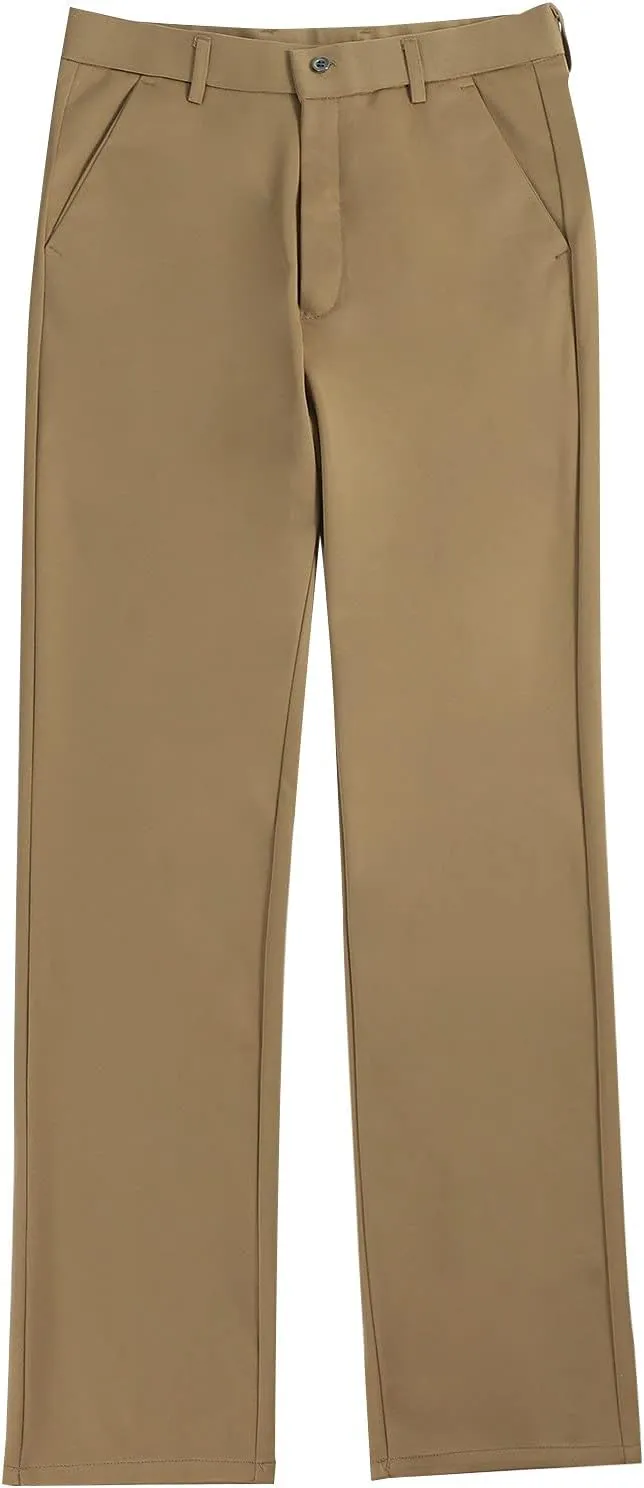 CRNTCEM Mens Straight Chino Pants Slim Fit Work Dress Pants Summer Thin Casual Sports Golf Trousers Soft Business Suit Pants