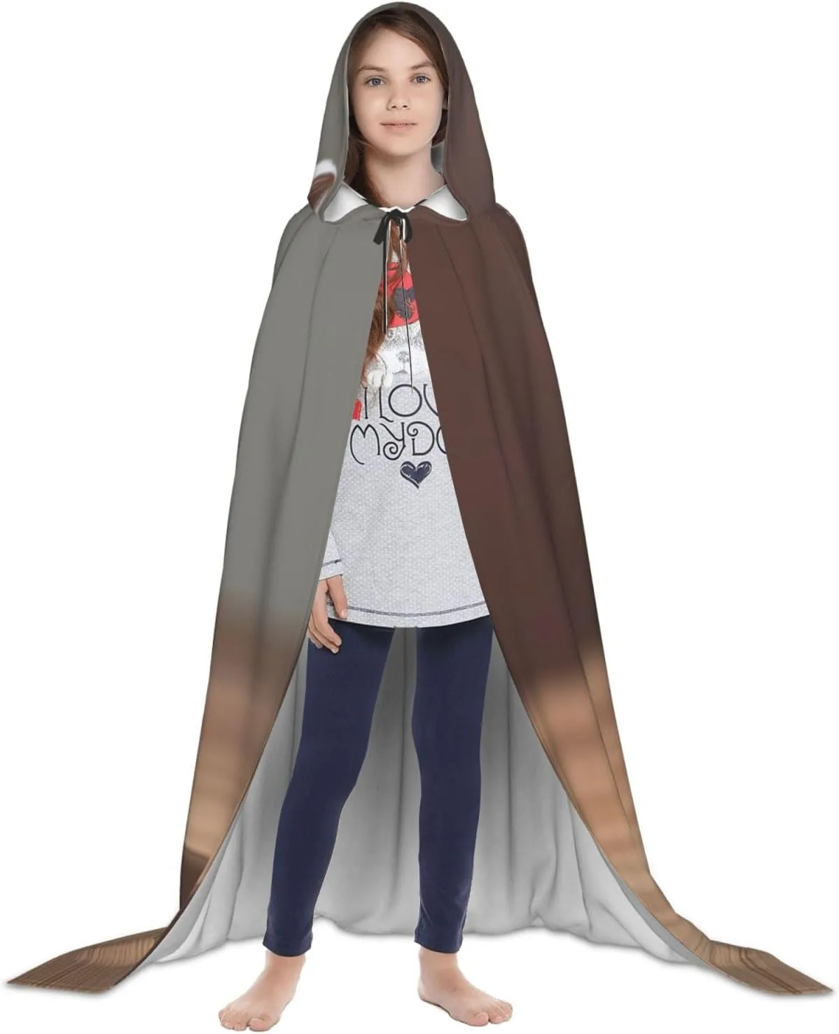 Cry White Rabbit Hooded Cloak Coat Winter Warm Long Cloak Cosplay Costumes Outerwear Carnivals Hoodies Capes