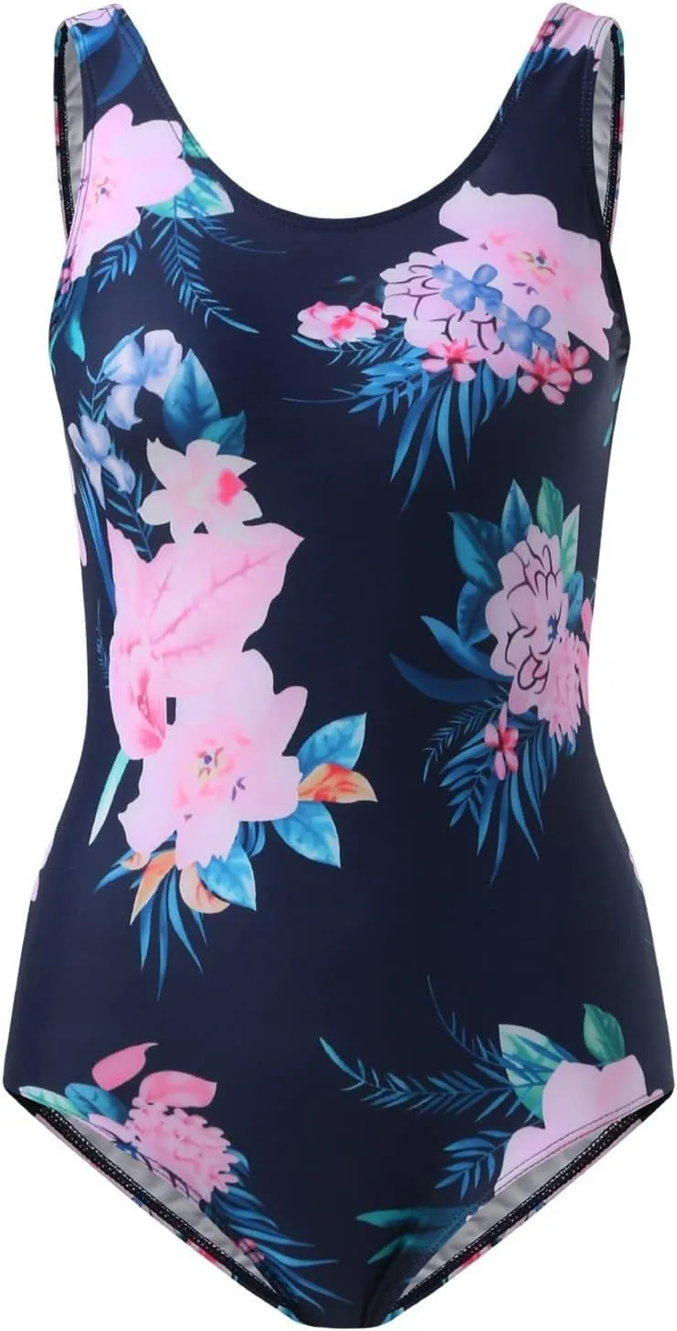 Cute One Piece Swimsuit for Women Ruffle Cutout Bathing Suits Sexy V Neck Lace Up Classic High Waist Swimsuit