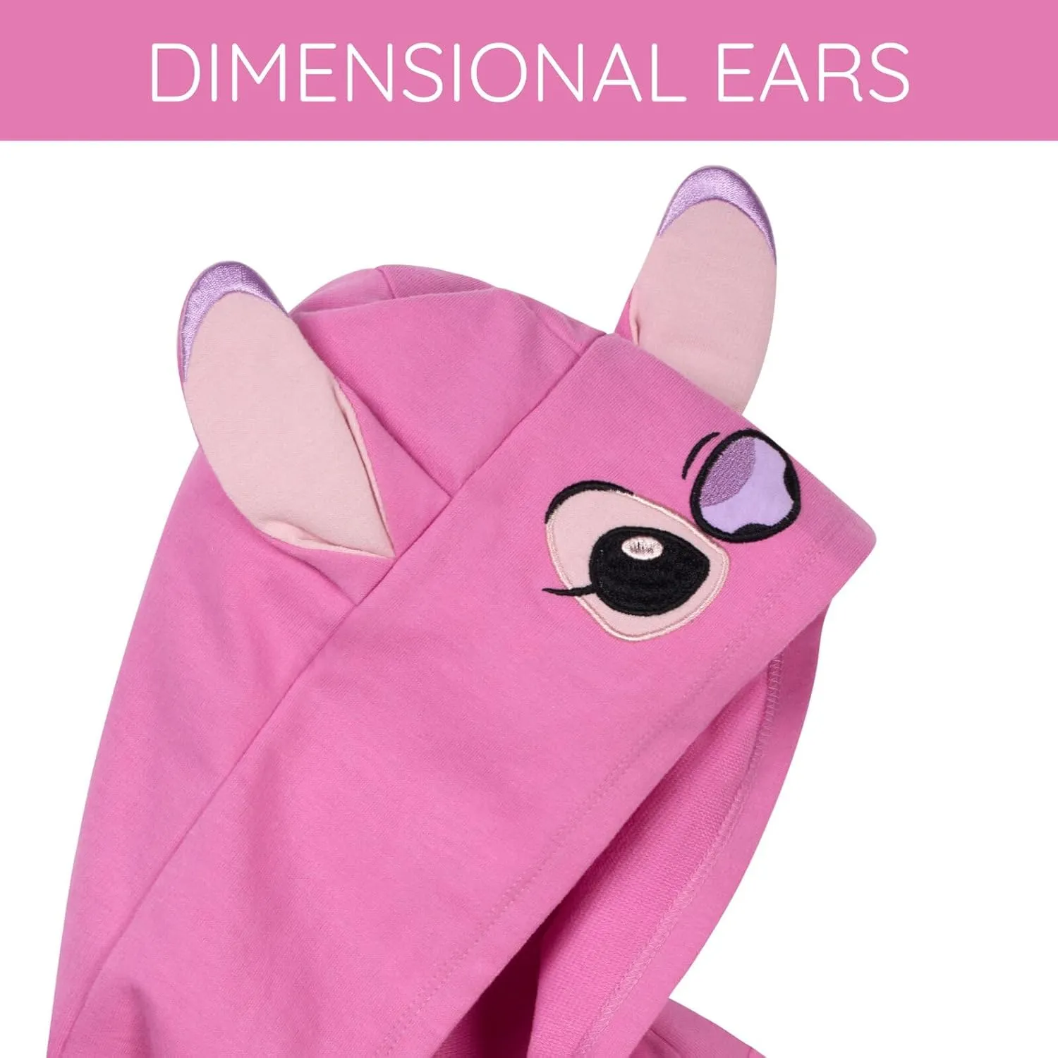 Disney Classics Girls Fleece Zip Up Cosplay Hoodie Toddler to Big Kid Sizes (2T - 14-16)