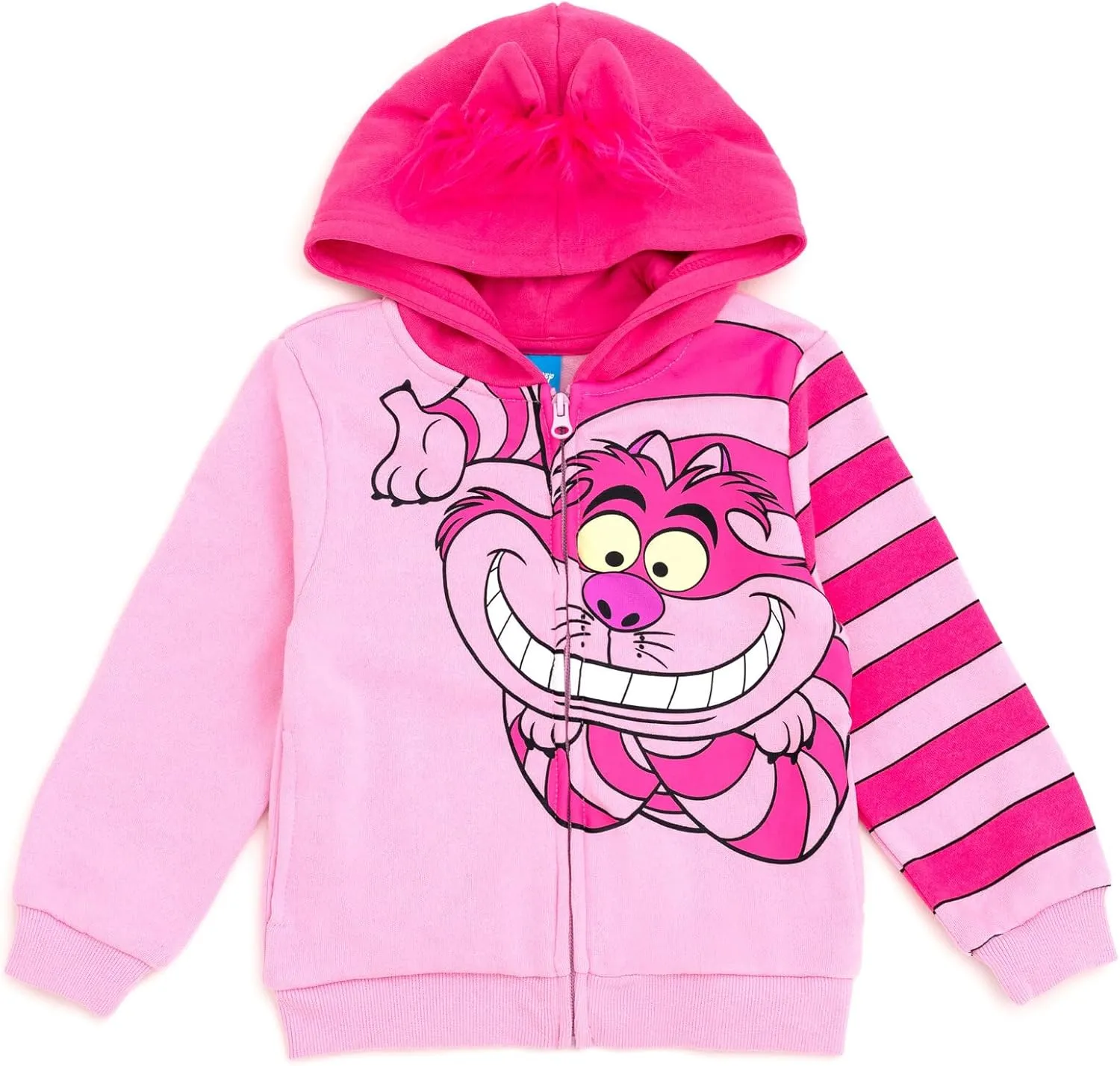 Disney Girl's Fleece Zip Up Hoodie Toddler to Big Kid