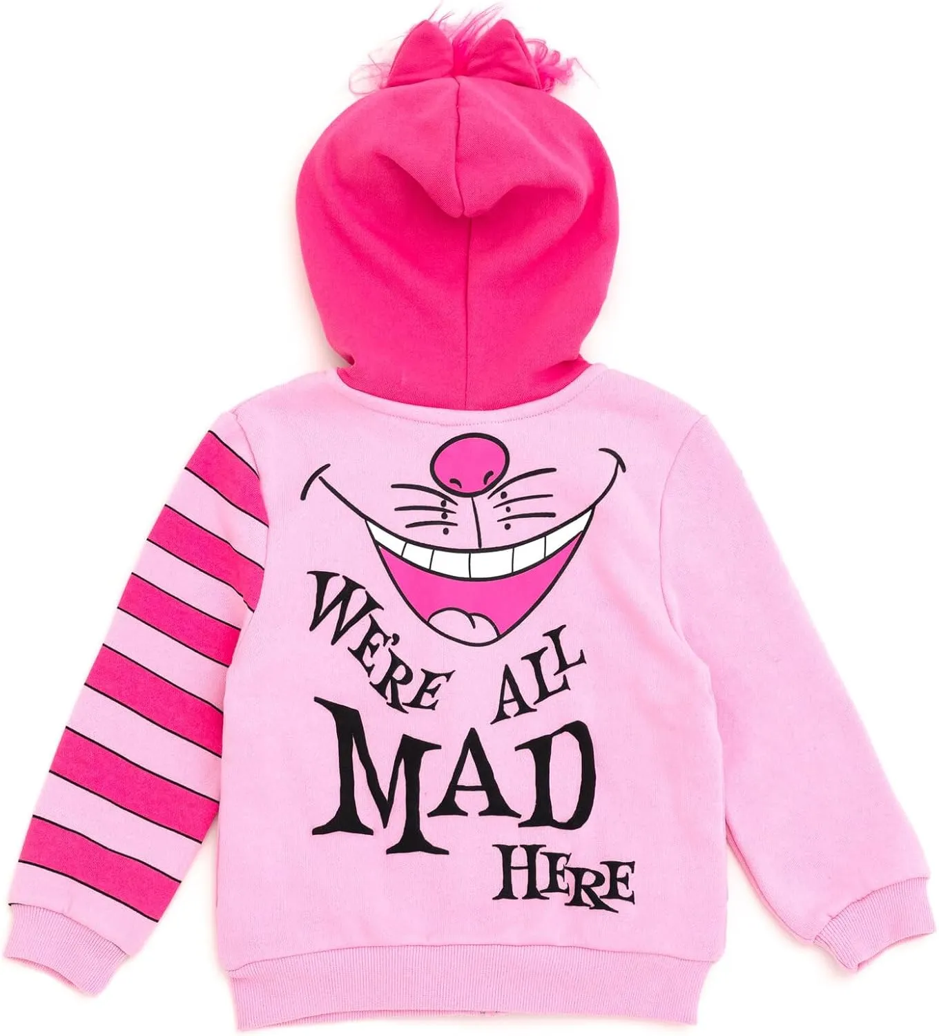 Disney Girl's Fleece Zip Up Hoodie Toddler to Big Kid