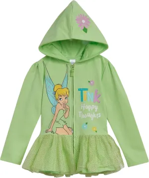 Disney Princess Moana Ariel Cinderella Belle Zip Up Hoodie Infant to Big Kid