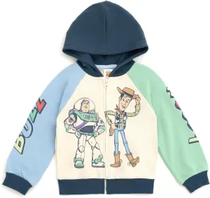 Disney Toy Story Mickey Mouse Lilo & Stitch Fleece Zip Up Hoodie Toddler to Big Kid Sizes (2T - 18-20)