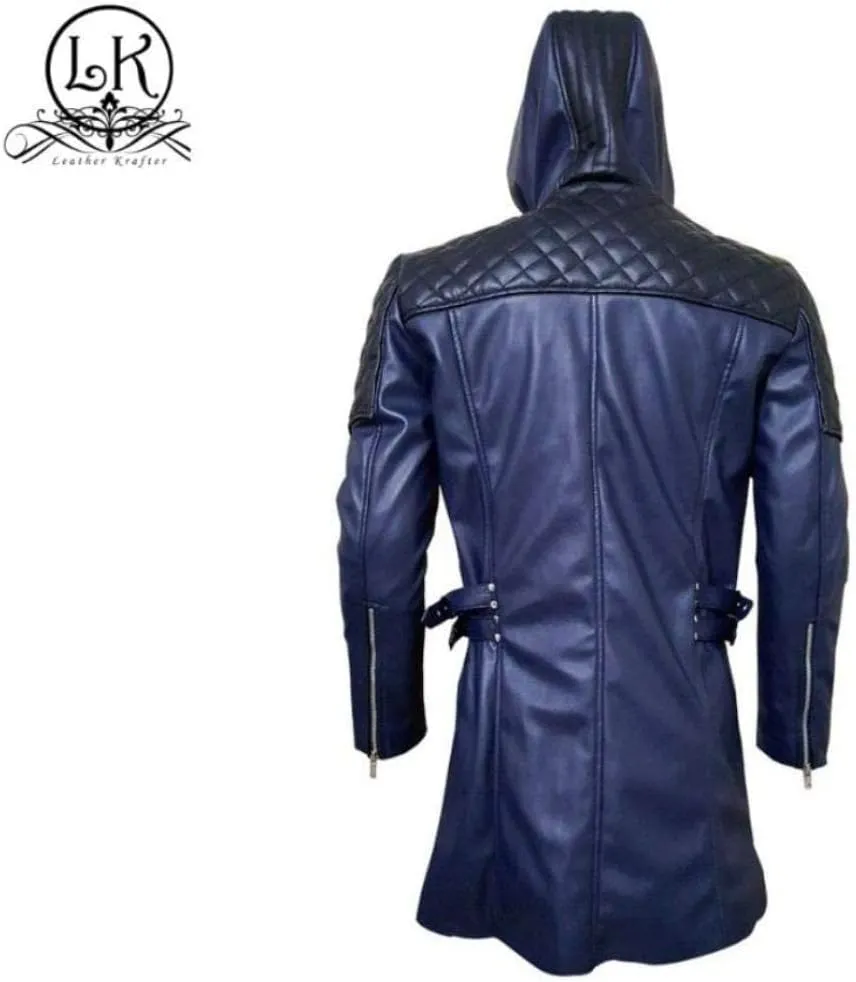 DMC 5 Ner-o Faux Leather Jacket