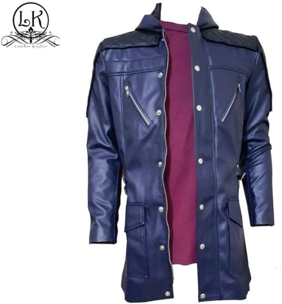 DMC 5 Ner-o Faux Leather Jacket