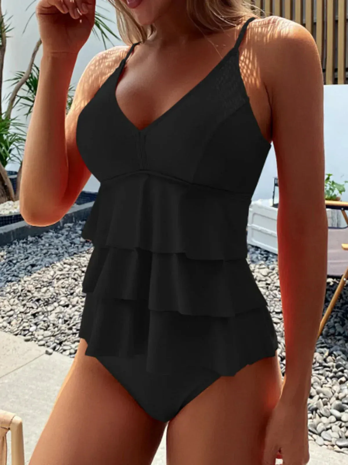 Elegant Swimwear with Tummy Control - Luxe One-Piece Swimsuit