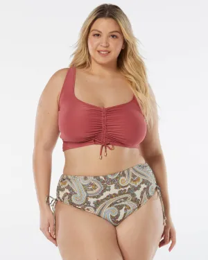 ELEVATE BIKINI TOP | LAVA CORAL