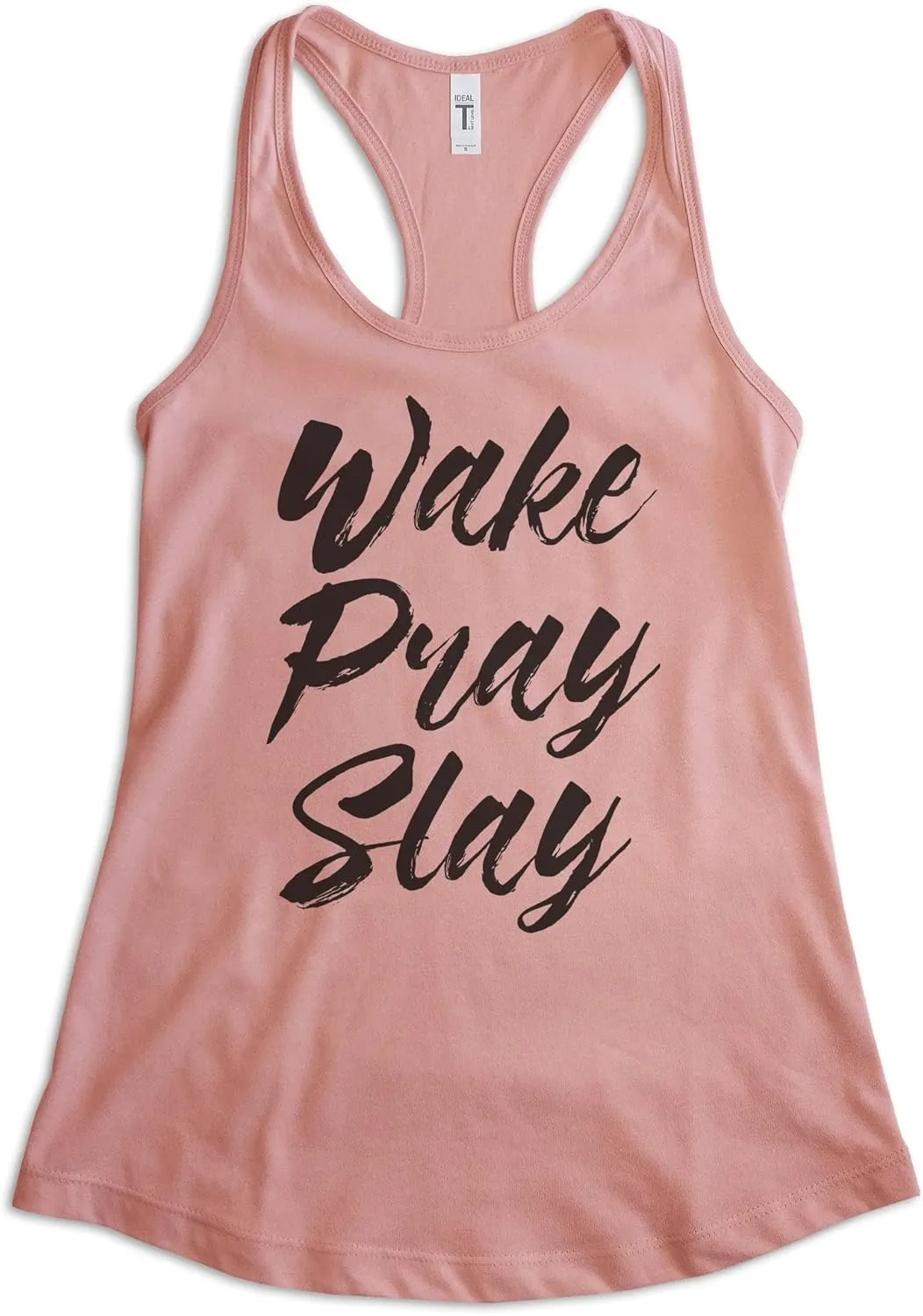 EVERTREE CLOTHING Wake Pray Slay Tank Top, Ladies Racerback Tank Top, Workout Tank, Gym Tank, Exercise Tank