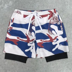 Fashion Camouflage Fitness Swimming Sports Quick Dry Shorts