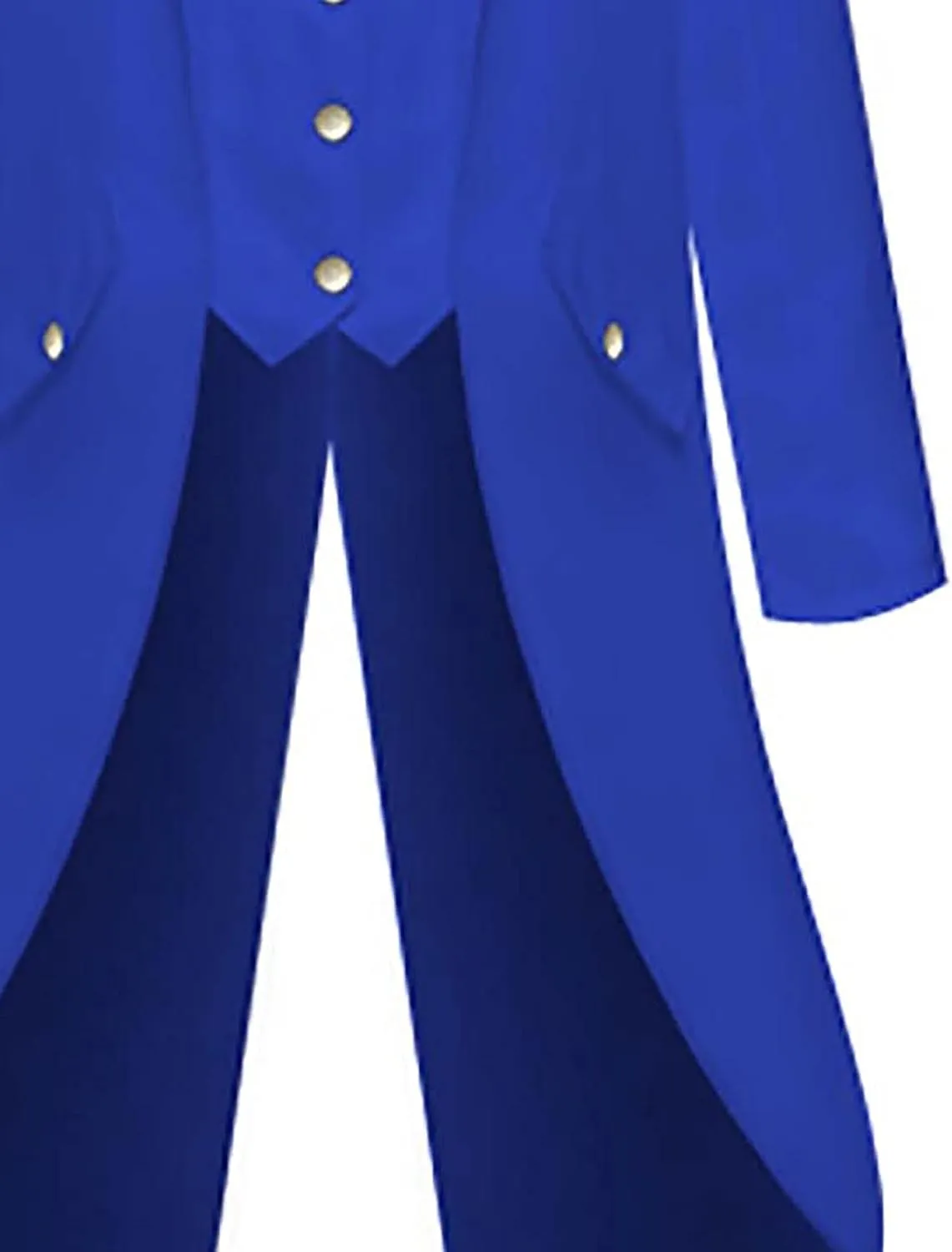 FRMUIC Mens Medieval Steampunk Tailcoat Halloween Joker Costumes, Renaissance Pirate Vampire Gothic Jackets Frock Coat