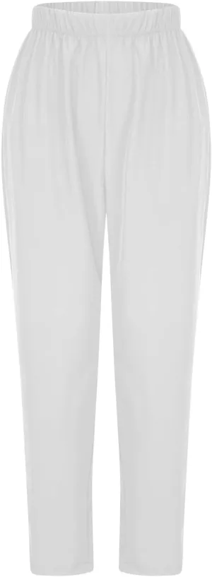 FZYLQY Women's Straight Leg Long Pants 2025 Spring Dressy Fashion Elastic High Waist Casual Trousers Solid Color Work Pants