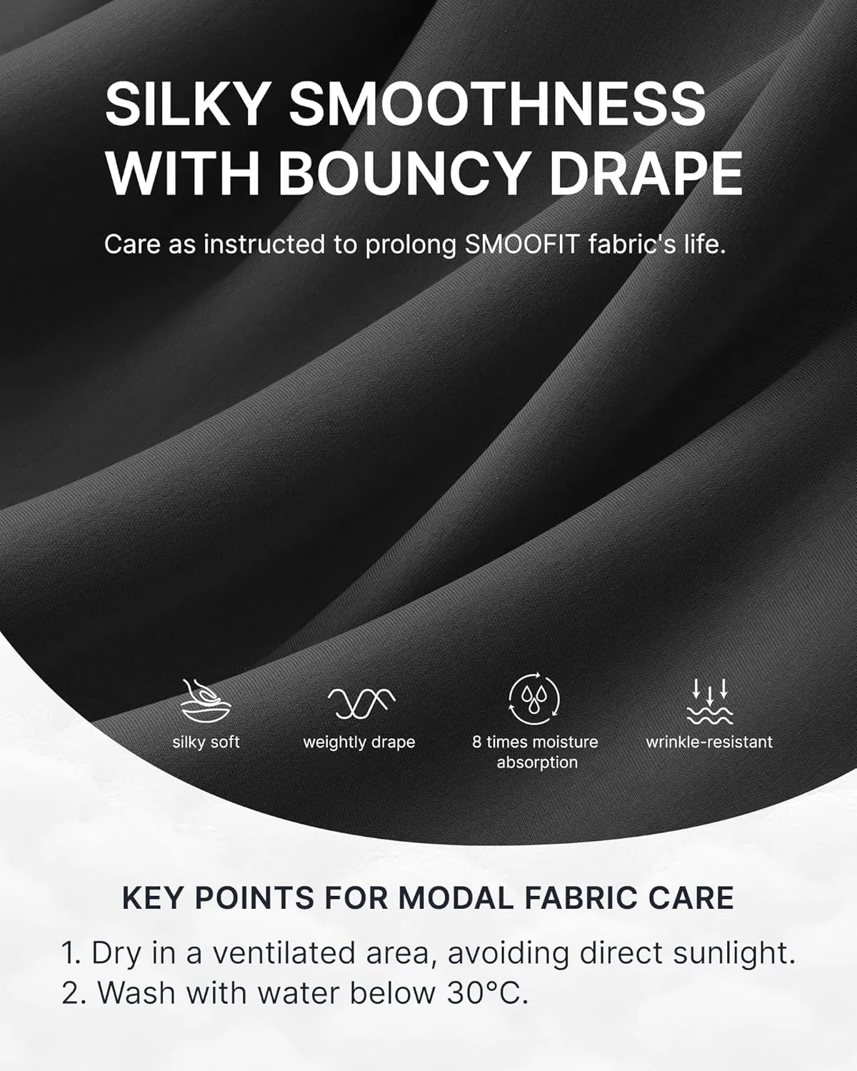 G4Free Smoofit Wide Leg Sweatpants Yoga Pants with Pockets Drawcord Casual Lounge Pants Modal Soft Petite/Regular/Tall