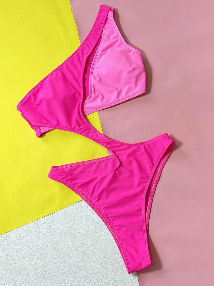 GFIT® Rose Red One Piece Bathing Suit