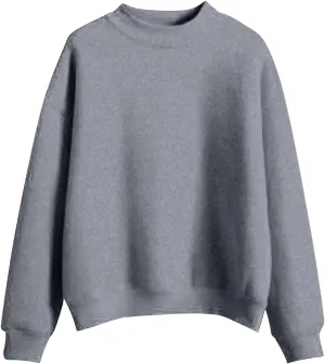 GIERIDUC Womens Oversized Sweatshirts Crewneck Long Sleeve Tops Fleece Pullover Fall Fashion Clothes Trendy Y2K Outfits