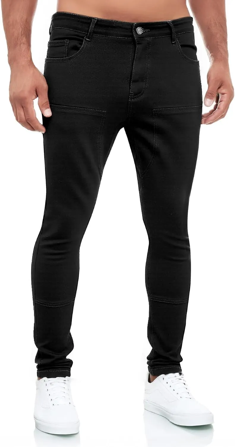 GINGTTO Mens Skinny Jeans Stretch Denim Jeans for Men