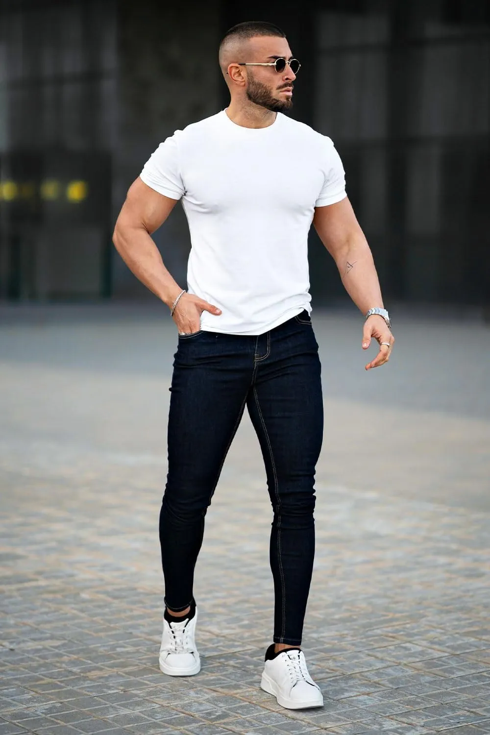 GINGTTO Mens Skinny Jeans Stretch Denim Jeans for Men