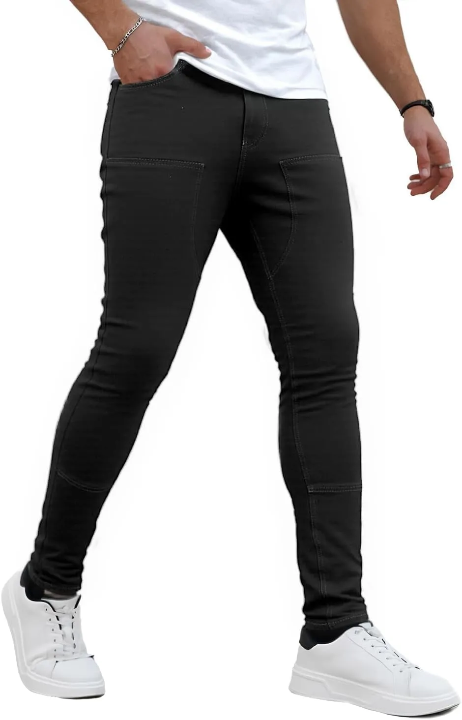 GINGTTO Mens Skinny Jeans Stretch Denim Jeans for Men