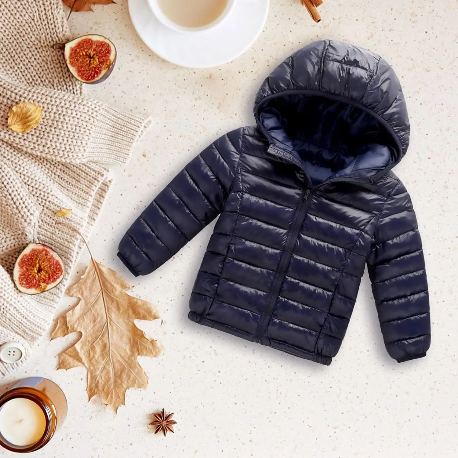 Girls Character Tops Small And Medium Sized Boys And Girls Warm Cotton Padded Jacket Autumn And Winter Sequin