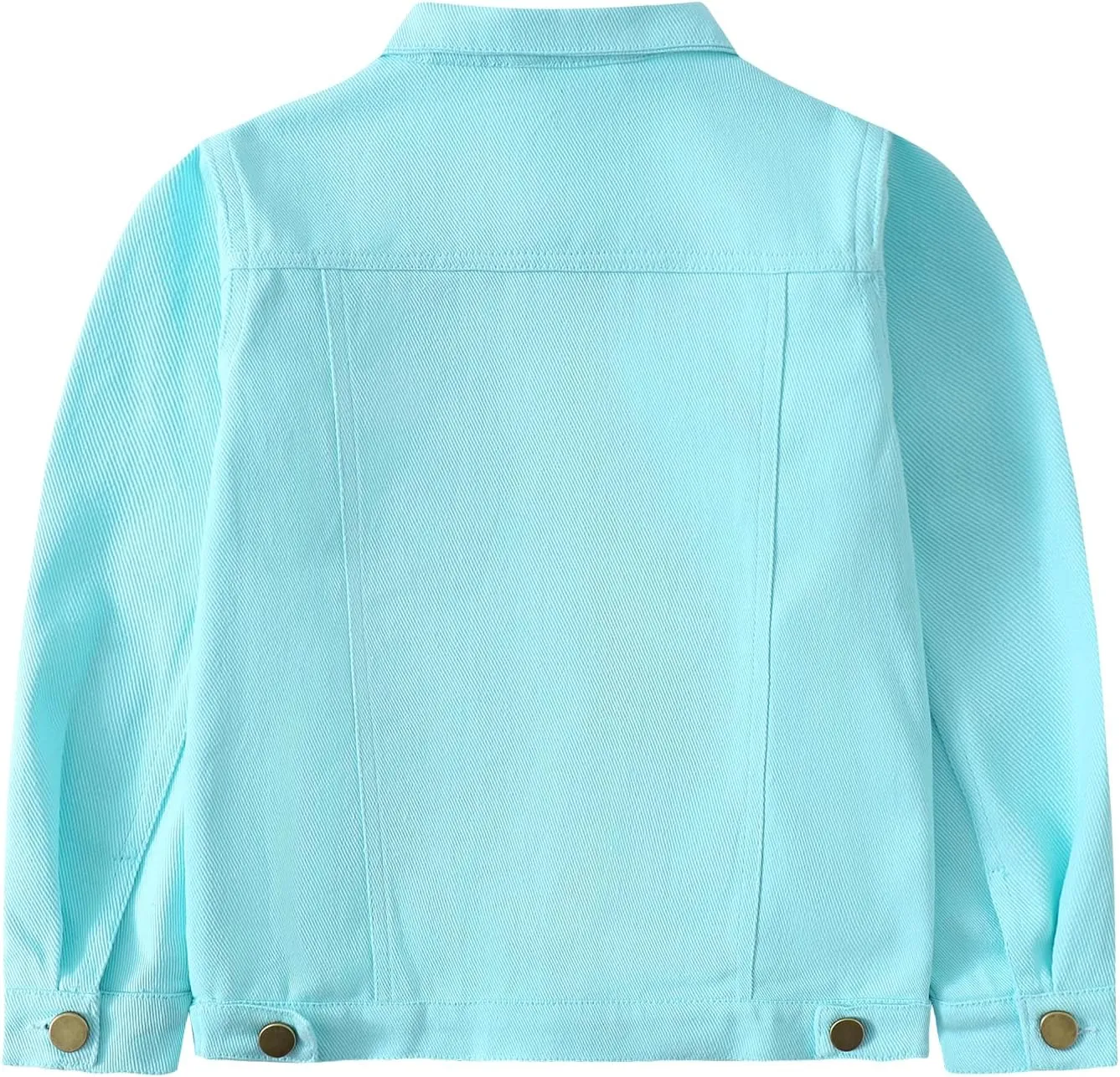 Girls Denim Jacket Classic Jean Coat for Kids & Teens, Casual Outerwear for Spring Fall Lightweight Sizes 5-14 Years