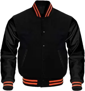 Griffins Varsity Letterman Baseball Bomber Jackets Genuine Leather Sleeves & Multi Wool Color Options